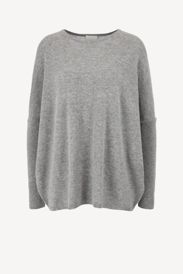 Sweater oversized in gray