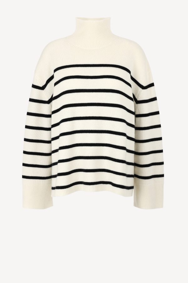 Sweater Minaallday in Ivory/Black